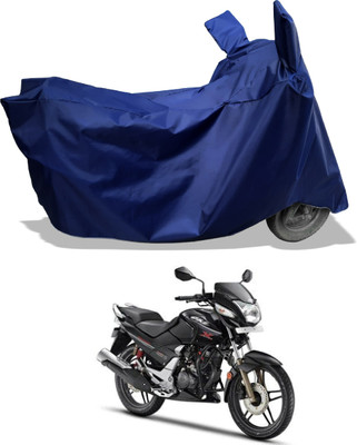 Amexride Two Wheeler Cover for Hero(CBZ TYPE 1, Blue)