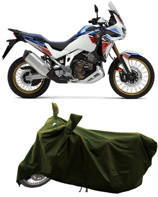 GROFATIK Two Wheeler Cover for Honda(CRF1000L Africa Twin BS6, Green)