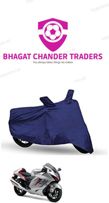 BAHGAT CHANDER TRADERS Waterproof Two Wheeler Cover for Suzuki(GSX, Blue)