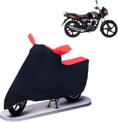 KEDIT Two Wheeler Cover for TVS(Jive, Red, Black)