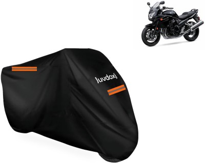 Juvdoxj Waterproof Two Wheeler Cover for Suzuki(Bandit, Black)