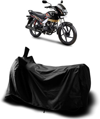 AASHTIK MART Two Wheeler Cover for Mahindra(Centuro, Black)