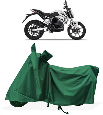 Tricway Two Wheeler Cover for Revolt(RV 400, Green)