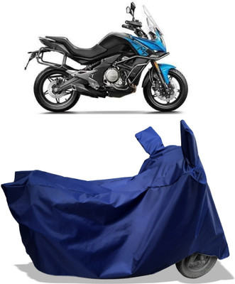 Amexride Two Wheeler Cover for CFMoto(650MT, Blue)