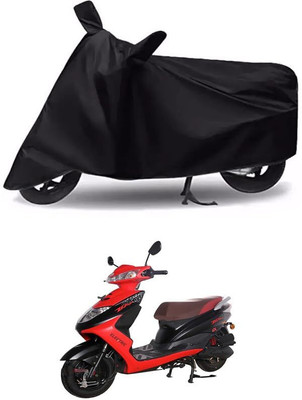AASHTIK MART Two Wheeler Cover for Ampere(Black)