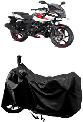 AutoKick Two Wheeler Cover for Bajaj(Pulsar 220 BS6, Black)