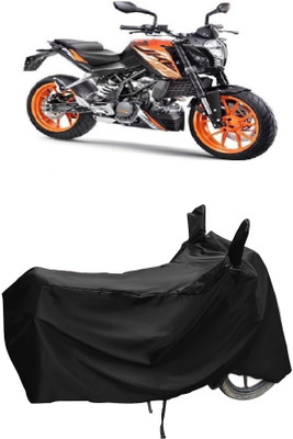 Autoprime Two Wheeler Cover for KTM(125 Duke, Black)