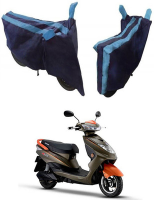 MMSSTAR Waterproof Two Wheeler Cover for Okinawa(Ridge, Blue)