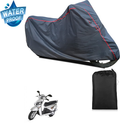 PAGORA Waterproof Two Wheeler Cover for Mahindra(Gusto, Grey)