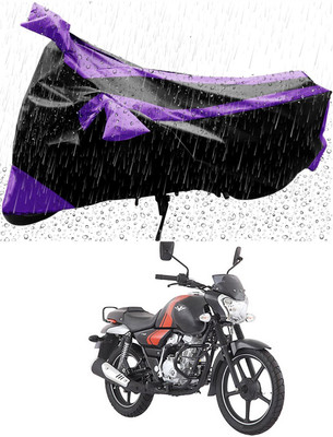 MWBB Waterproof Two Wheeler Cover for Bajaj(V12, Black)