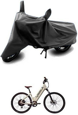 THE REAL ARV Waterproof Two Wheeler Cover for Universal For Bike(Black)