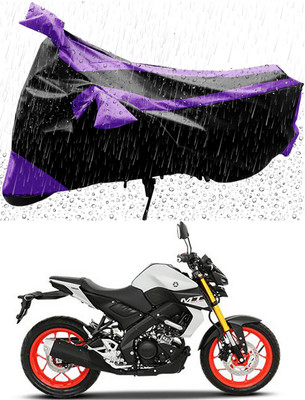 MMSSTAR Waterproof Two Wheeler Cover for Yamaha(MT-15, Purple, Black)