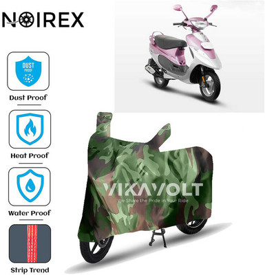 NOIREX Waterproof Two Wheeler Cover for TVS(Scooty Pep+, Green)