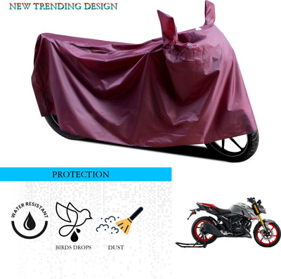 SnehaSales Waterproof Two Wheeler Cover for TVS(Apache RTR 160, Maroon)