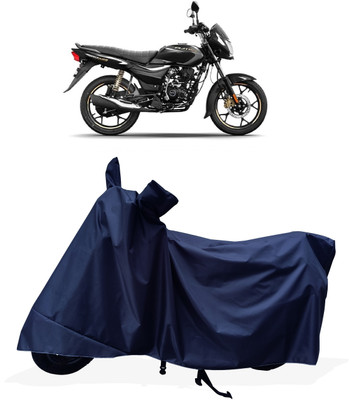 Tricway Two Wheeler Cover for Bajaj(Platina 110 H-Gear BS6, Blue)