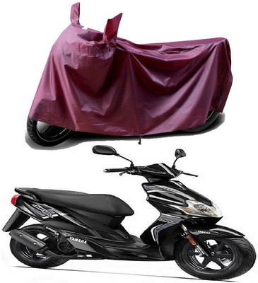 THE REAL ARV Waterproof Two Wheeler Cover for Yamaha(Jog R, Maroon)