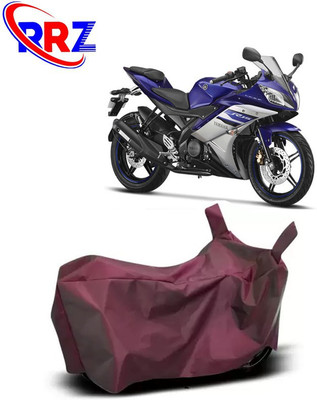RRZ Waterproof Two Wheeler Cover for Yamaha(YZF R15 Ver 2.0, Maroon)