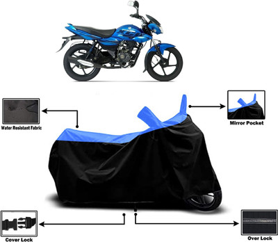 Amexride Two Wheeler Cover for Bajaj(XCD 125cc, Multicolor)