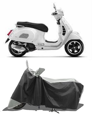 GROFATIK Two Wheeler Cover for Vespa(GTS Super 125, Grey)