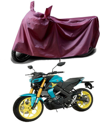 THE REAL ARV Waterproof Two Wheeler Cover for Yamaha(MT 15 New, Maroon)