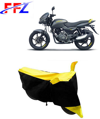 FFZ Waterproof Two Wheeler Cover for Bajaj(Pulsar RS 200, Black, Yellow)