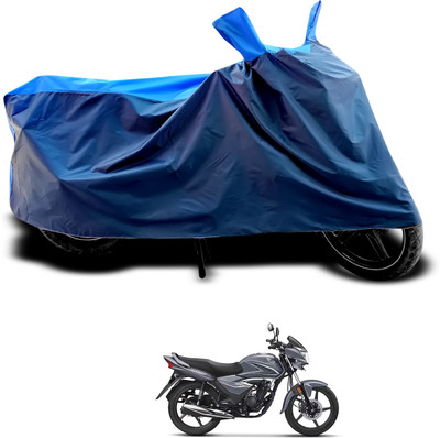 CODOKI Waterproof Two Wheeler Cover for Honda(CB Shine, Black, Blue)