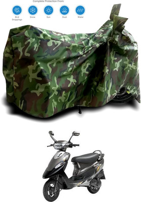 AUTOCAD Waterproof Two Wheeler Cover for TVS(Scooty Pep+, Multicolor)