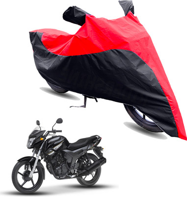 FurniGully Two Wheeler Cover for Yamaha(SZ X, Red, Black)
