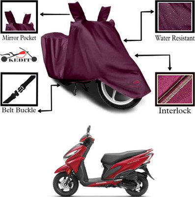 AASHTIK MART Two Wheeler Cover for Honda(Grazia, Maroon)