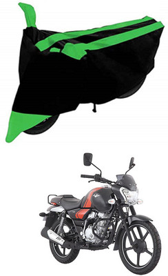 Furious3D Two Wheeler Cover for Bajaj(V12, Green, Black)