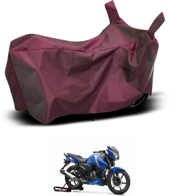 CODOKI Waterproof Two Wheeler Cover for TVS(Apache RTR 180, Maroon)