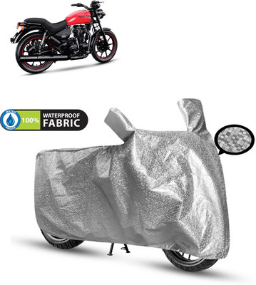 CODOKI Waterproof Two Wheeler Cover for Royal Enfield(Thunderbird 350, Silver)