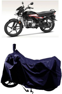 RAAMKM Two Wheeler Cover for Hero(HF Dawn, Blue)