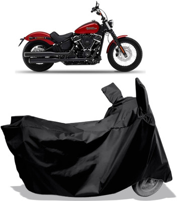 Amexride Two Wheeler Cover for Harley Davidson(Street Bob, Black)