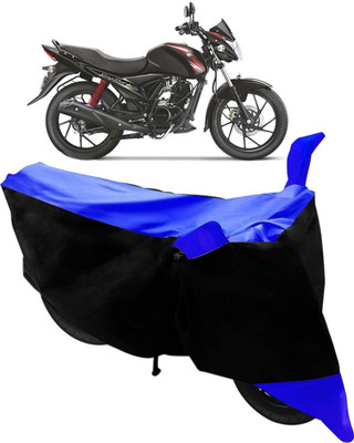 Mdstar Waterproof Two Wheeler Cover for Suzuki(Sling Shot Plus, Black, Blue)