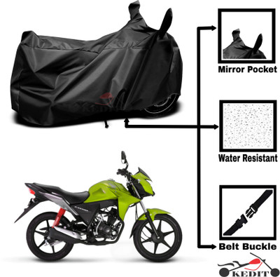 KEDIT Two Wheeler Cover for Honda(CB Twister, Black)
