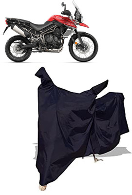Amexride Two Wheeler Cover for Triumph(Tiger 800 XCA, Black)