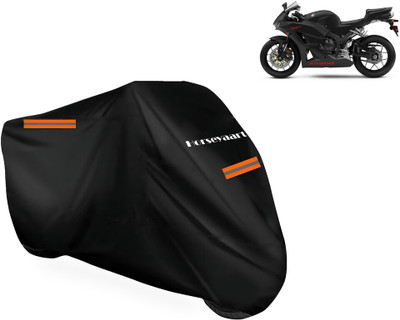 Horseyaart Waterproof Two Wheeler Cover for Honda(CBR 600 RR, Black)