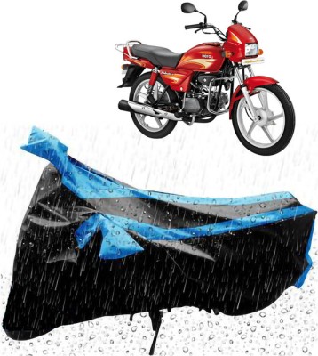 MMSSTAR Waterproof Two Wheeler Cover for Hero(Splendor Plus, Blue)