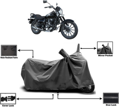 Amexride Two Wheeler Cover for Bajaj(Avenger 180 Street, Grey)