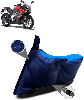 DeepShakshi AUTOMOTIVE Two Wheeler Cover for Bajaj(Pulsar RS200 BS6, Blue, Blue)
