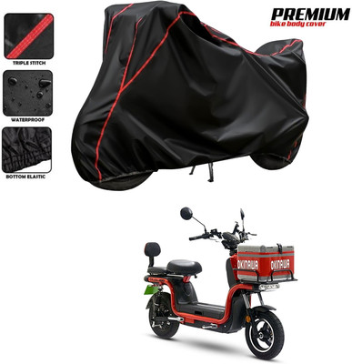 GOSHIV-car and bike accessories Waterproof Two Wheeler Cover for Okinawa(Black, Red)