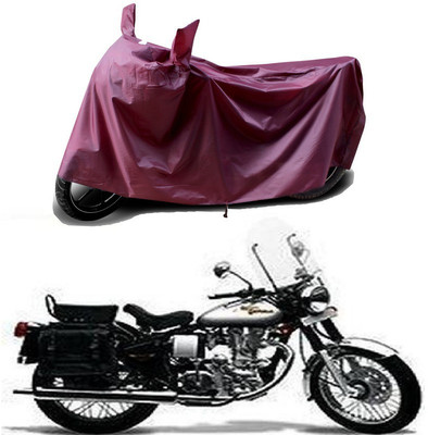 THE REAL ARV Waterproof Two Wheeler Cover for Royal Enfield(Machismo 350, Maroon)