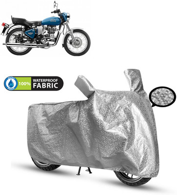 CODOKI Waterproof Two Wheeler Cover for Royal Enfield(Electra, Silver)