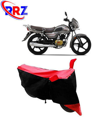 RRZ Waterproof Two Wheeler Cover for TVS(Radeon, Black, Red)