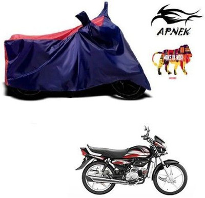 DeepShakshi AUTOMOTIVE Waterproof Two Wheeler Cover for Hero(HF, Red, Blue)