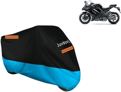 Juvdoxj Waterproof Two Wheeler Cover for Kawasaki(Ninja 1000, Blue)
