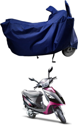 Amexride Two Wheeler Cover for TVS(Streek, Blue)