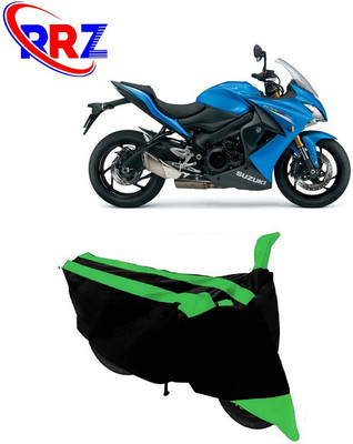 RRZ Waterproof Two Wheeler Cover for Suzuki(GSX S1000, Black, Green)