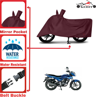 AASHTIK MART Two Wheeler Cover for Bajaj(XCD 125cc, Maroon)